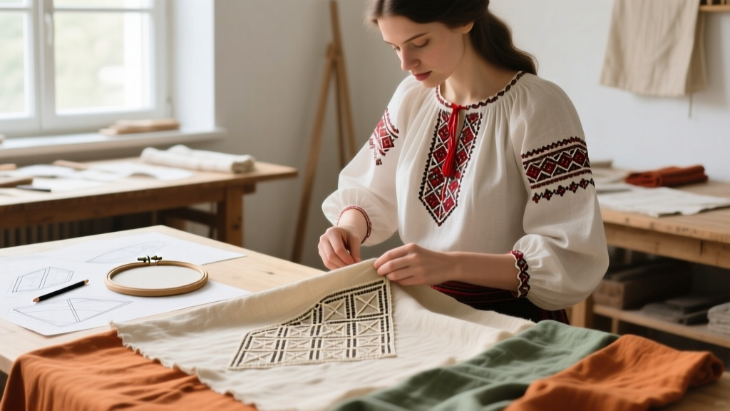 Romanian Ie Blouse Construction: Zero-Waste Patterns 2026