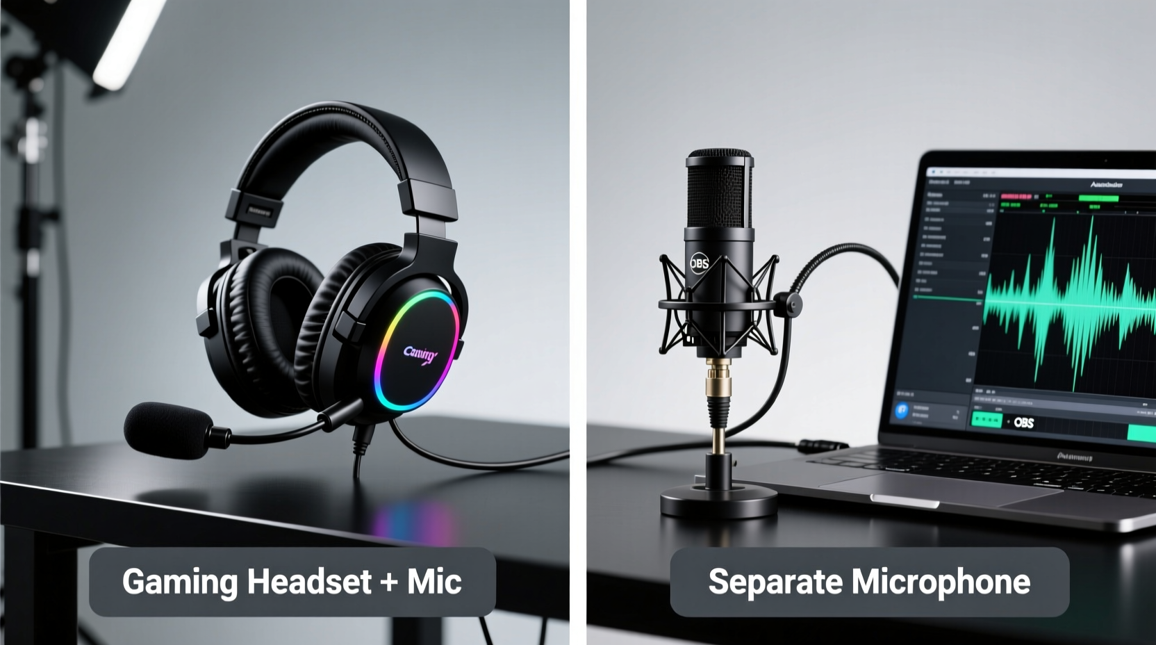 gaming headset with mic vs separate microphone which setup sounds clearer