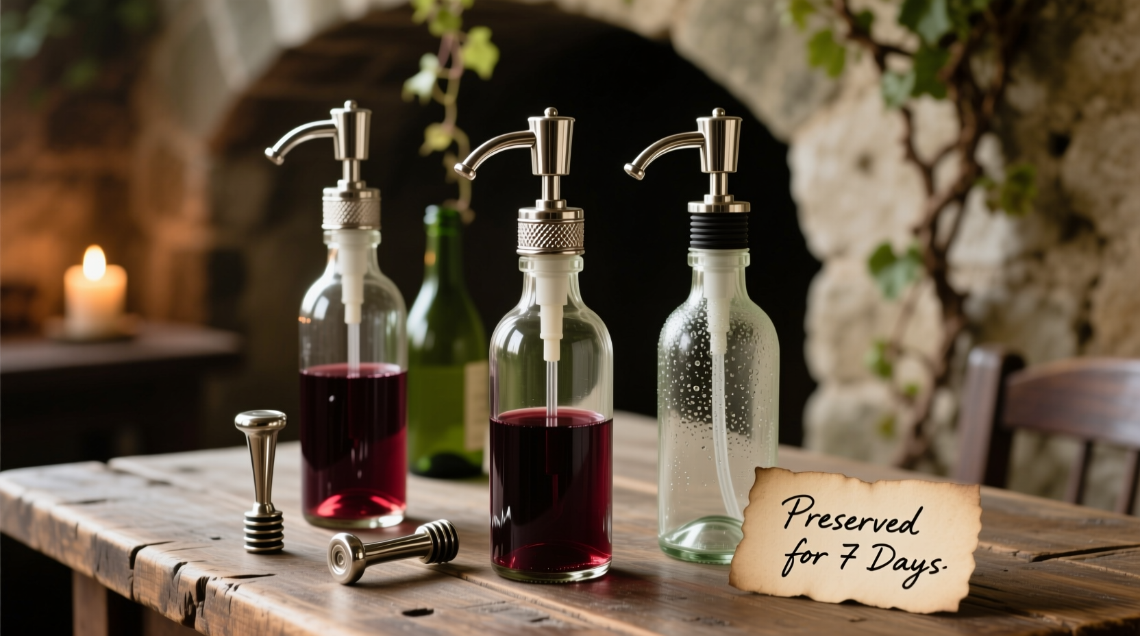 bottle stoppers with pumps do they really preserve wine days later