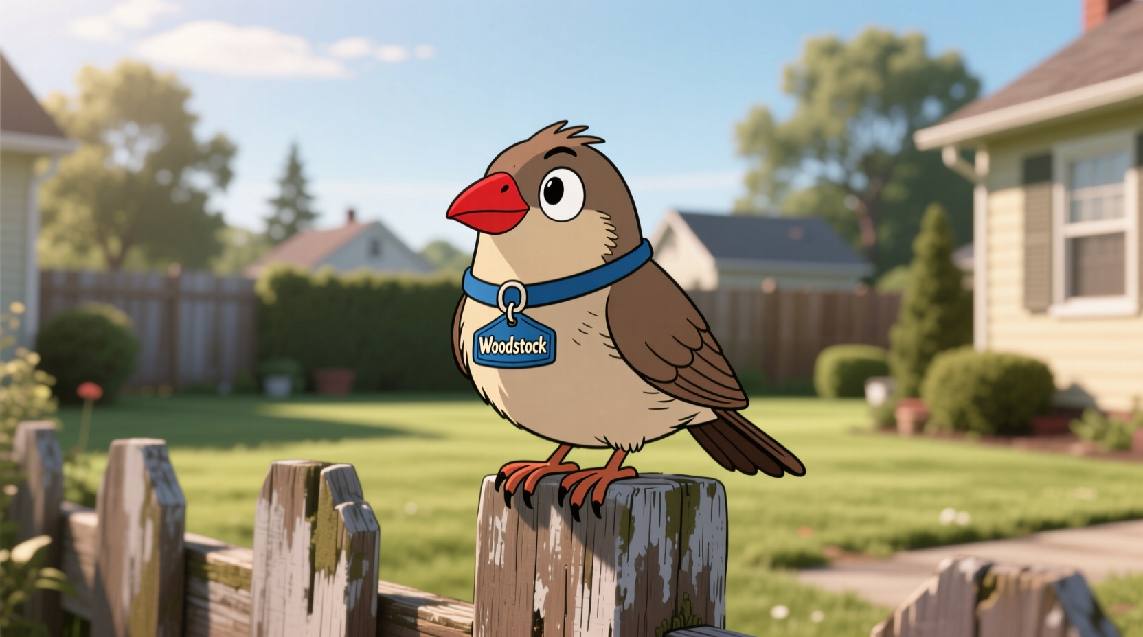 what is the name of the bird in charlie brown