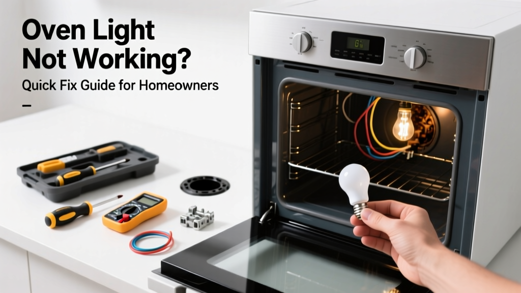 Oven Light Not Working? Quick Fix Guide for Homeowners