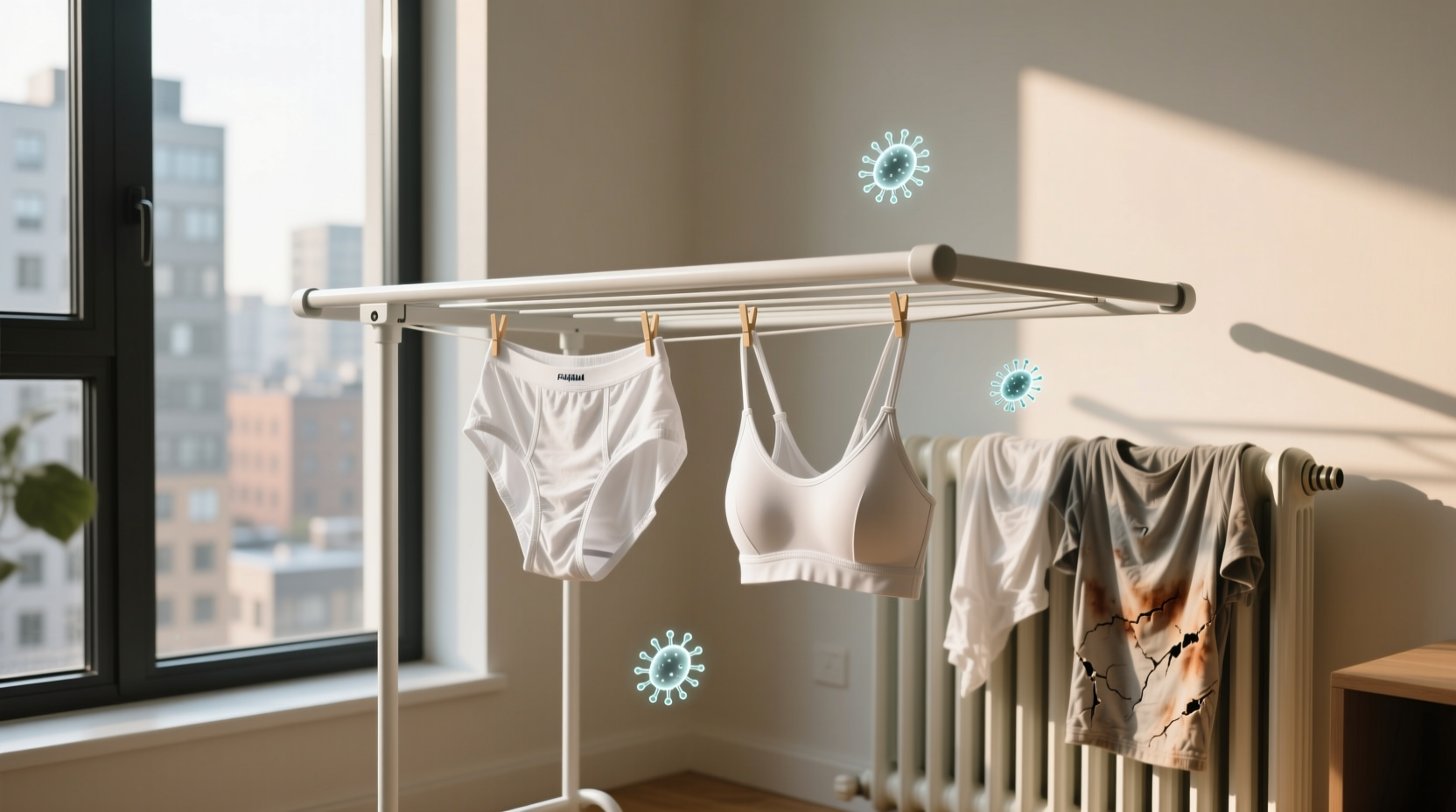 air drying underwear on radiators safe or risky