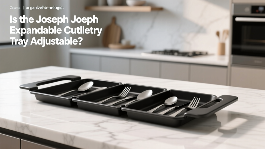 Is the Joseph Joseph Expandable Cutlery Tray Adjustable?