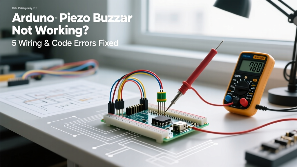 Arduino Piezo Buzzer Not Working? 5 Wiring & Code Errors Fixed