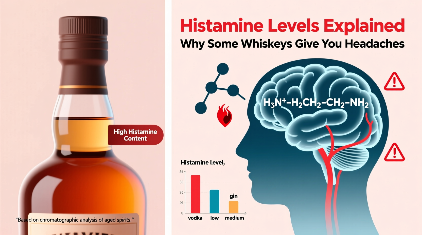 why do some whiskeys give me headaches histamine levels explained