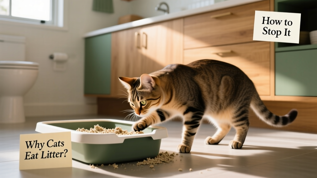 Why Cats Eat Litter and How to Stop It