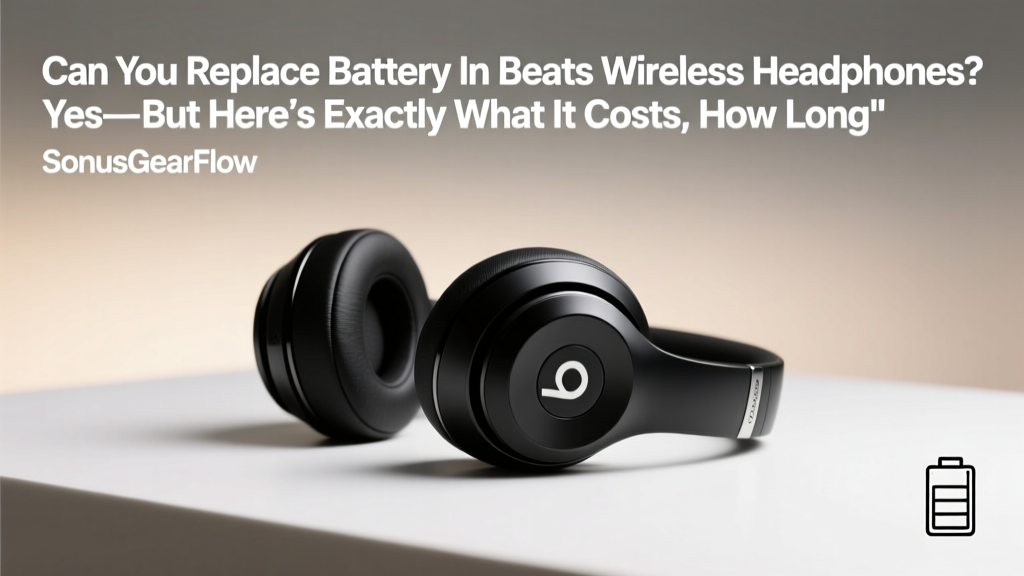 Beats Wireless Headphone Battery Replacement Guide