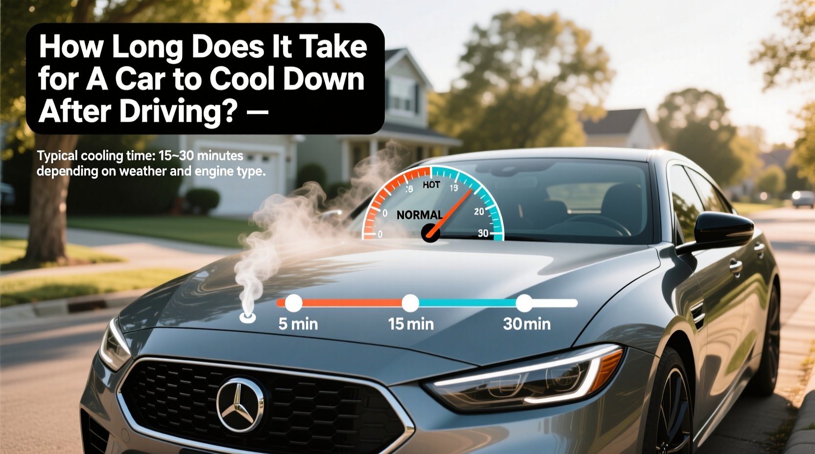 how long does it take for car to cool down