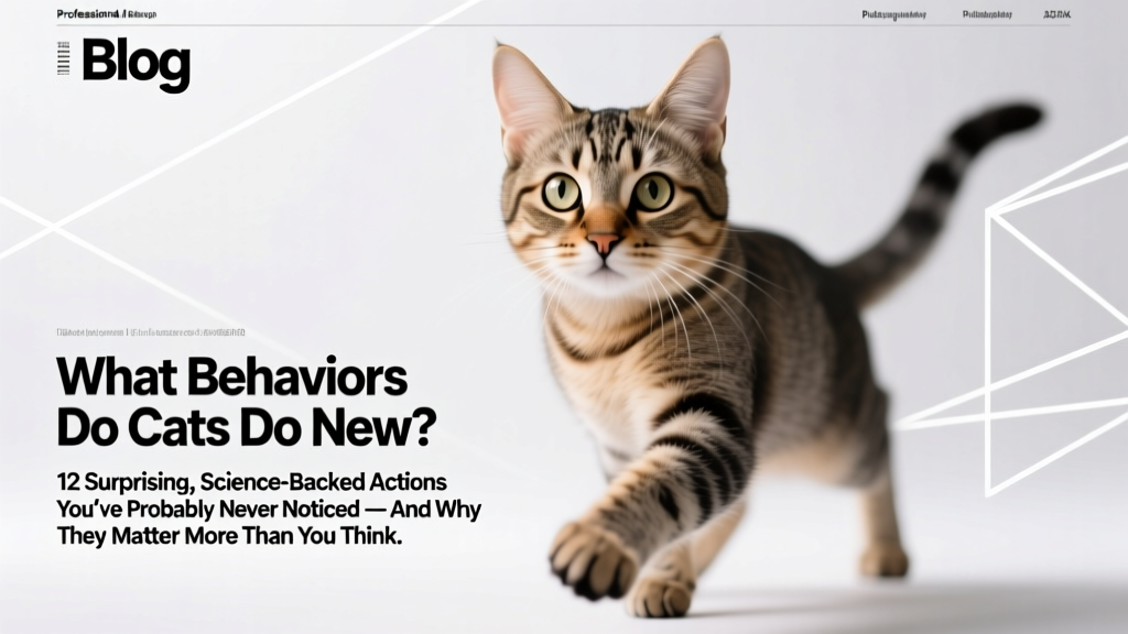 What Behaviors Do Cats Do New? 12 Surprising, Science