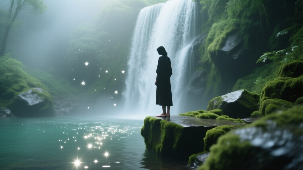 Waterfall Feeling Awe: Emotional Dream Meaning