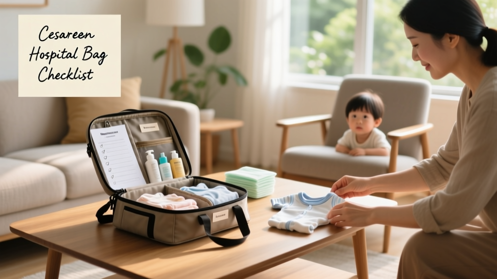 The Realistic Cesarean Hospital Bag Checklist: What You *Actually* Need (and What You Can Skip)