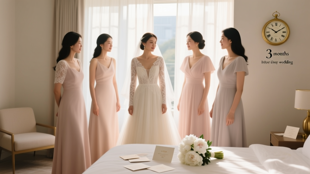 When to Ask Bridesmaids: The Stress-Free Timeline
