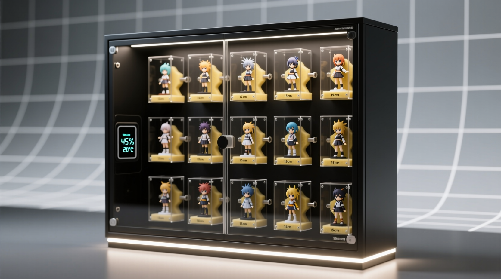 how to store anime figure boxes in closets