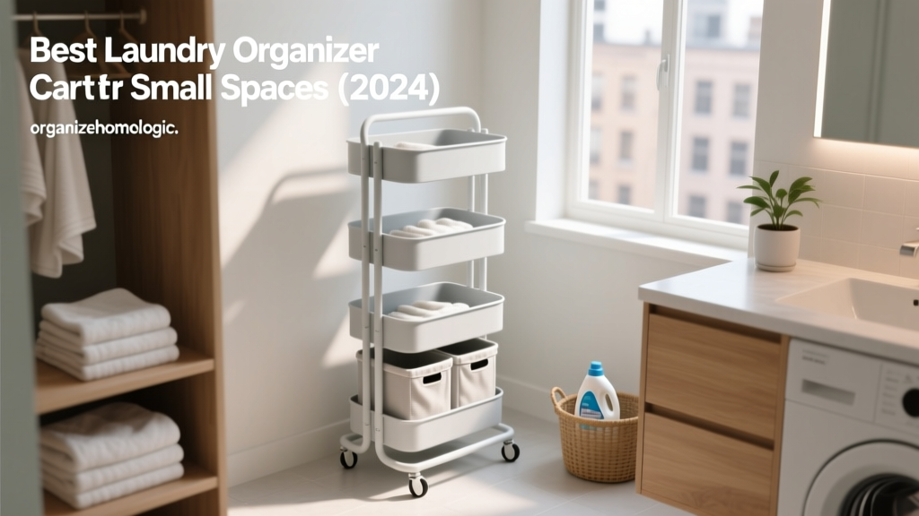 Best Laundry Organizer Cart for Small Spaces (2024)