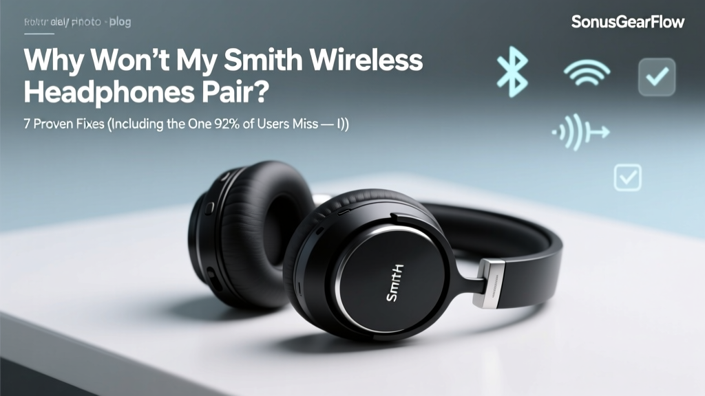 Smith Wireless Headphones Won’t Pair? 7 Fixes (2026)