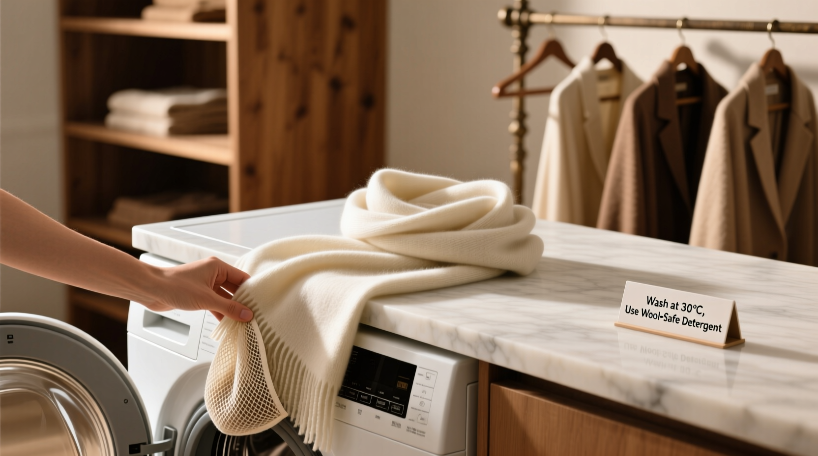 cashmere scarf wash delicate cycle vs hand wash