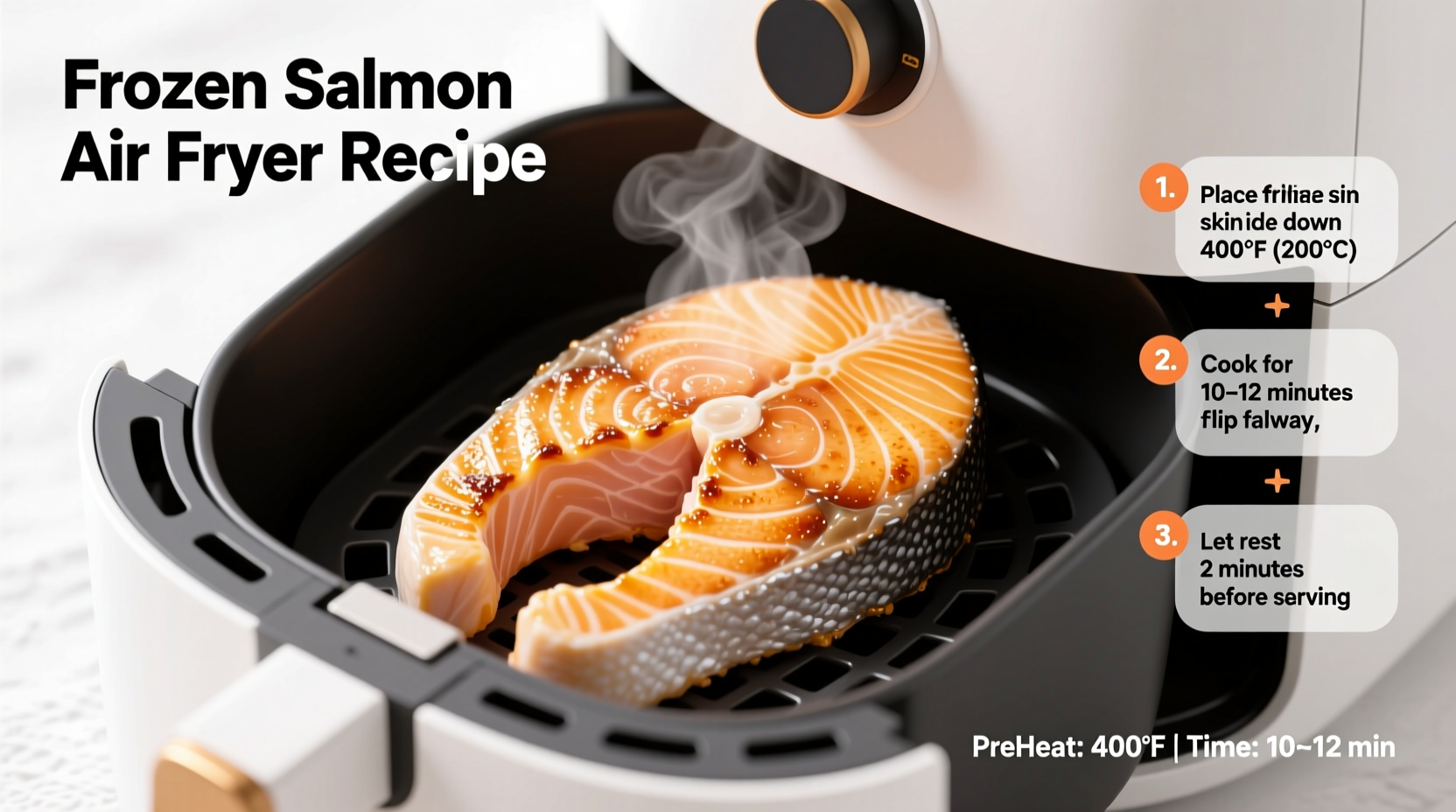 how to cook frozen salmon in air fryer