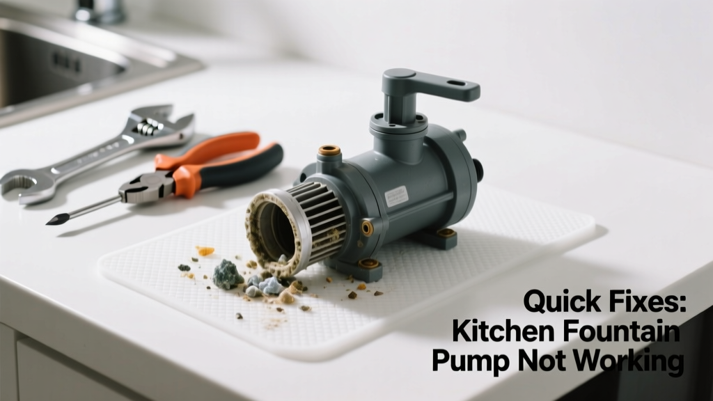 Kitchen Fountain Pump Not Working: Quick Fixes