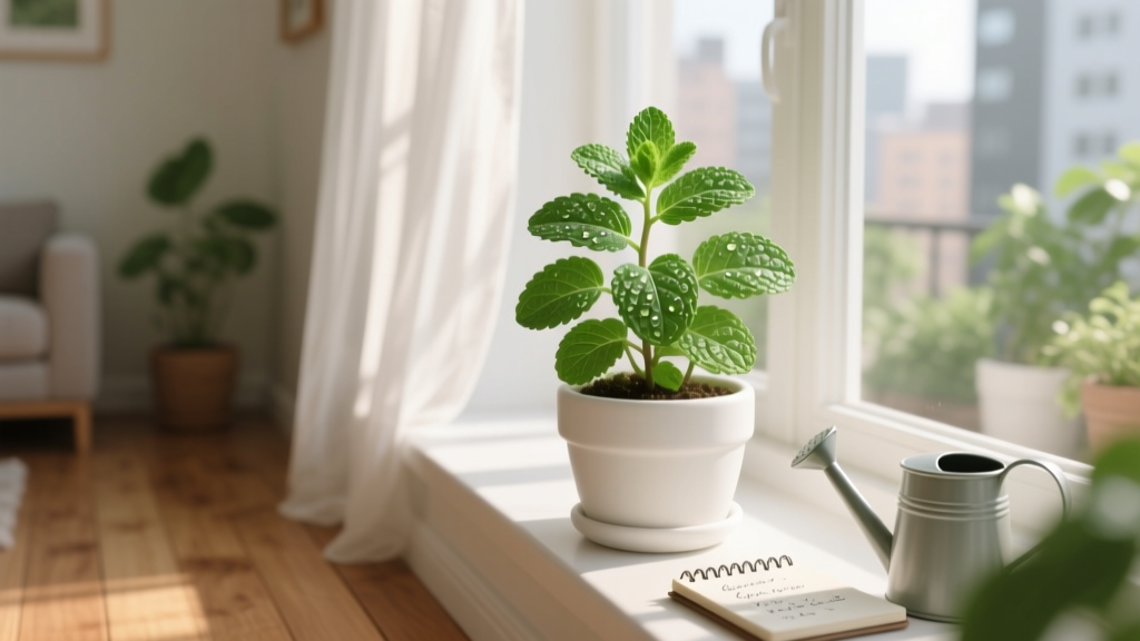 How To Grow A Small Mint Plant Indoors Watering Schedule