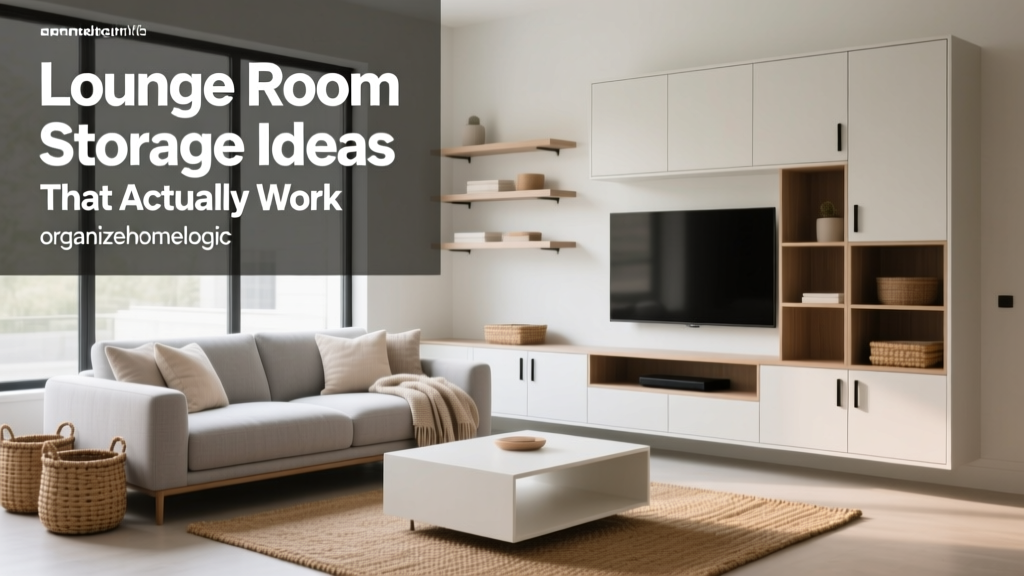 Lounge Room Storage Ideas That Actually Work
