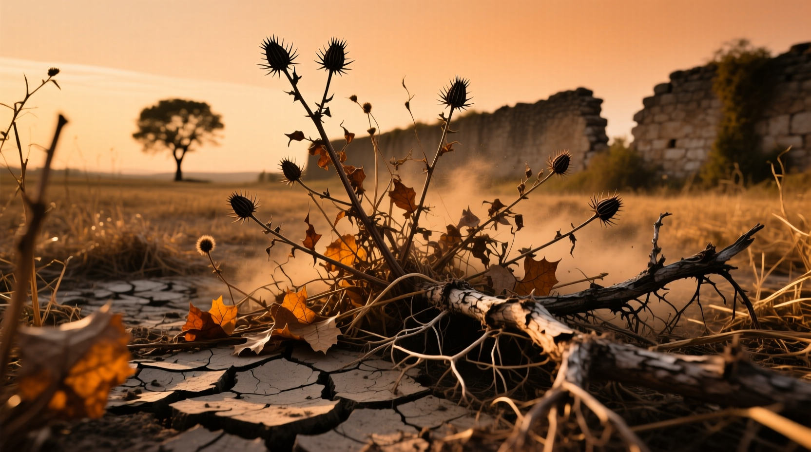 aggressive fall weeds