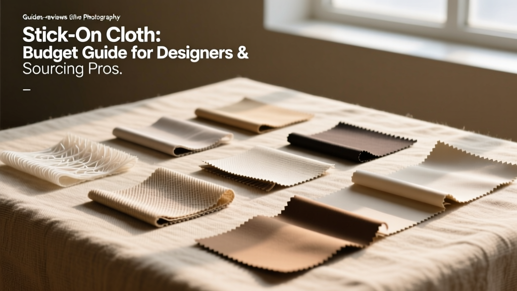Stick-On Cloth: Budget Guide for Designers & Sourcing Pros
