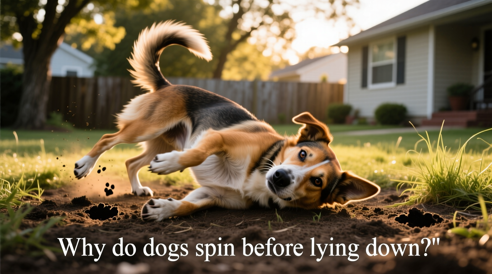 why do dogs spin before lying down and is it instinct or something else