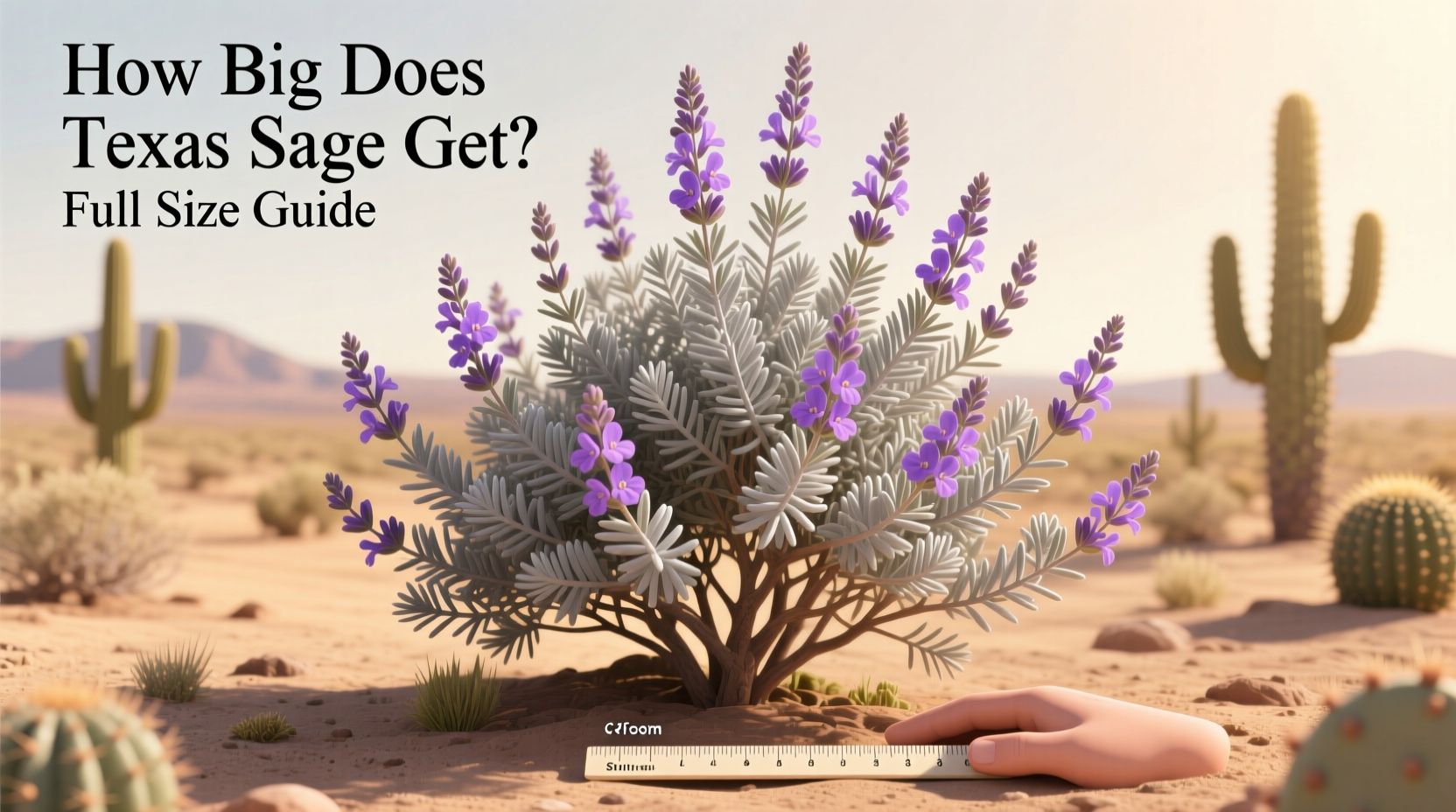 Texas Sage Size Guide | TheHomeSprouts