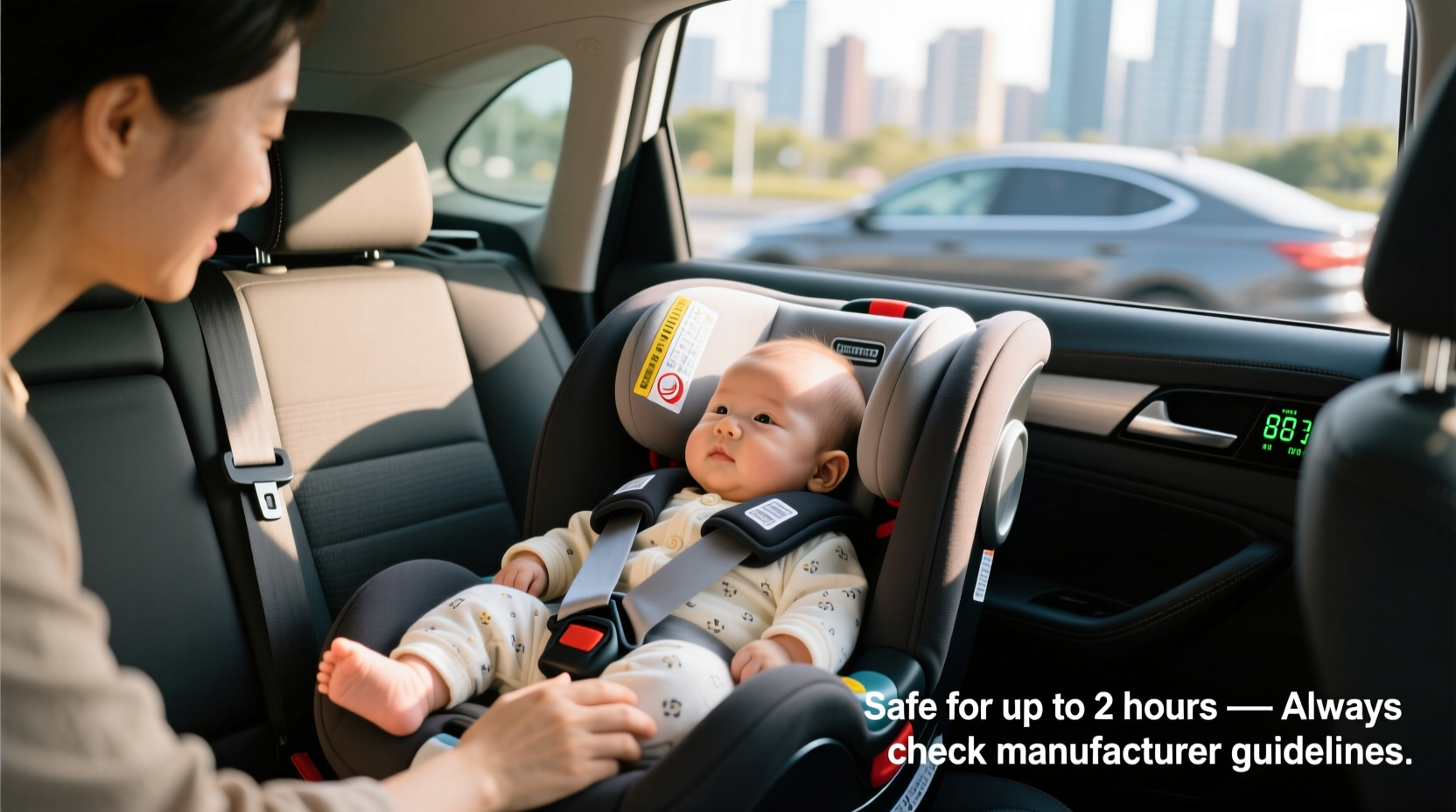 how long can babies be in a car seat