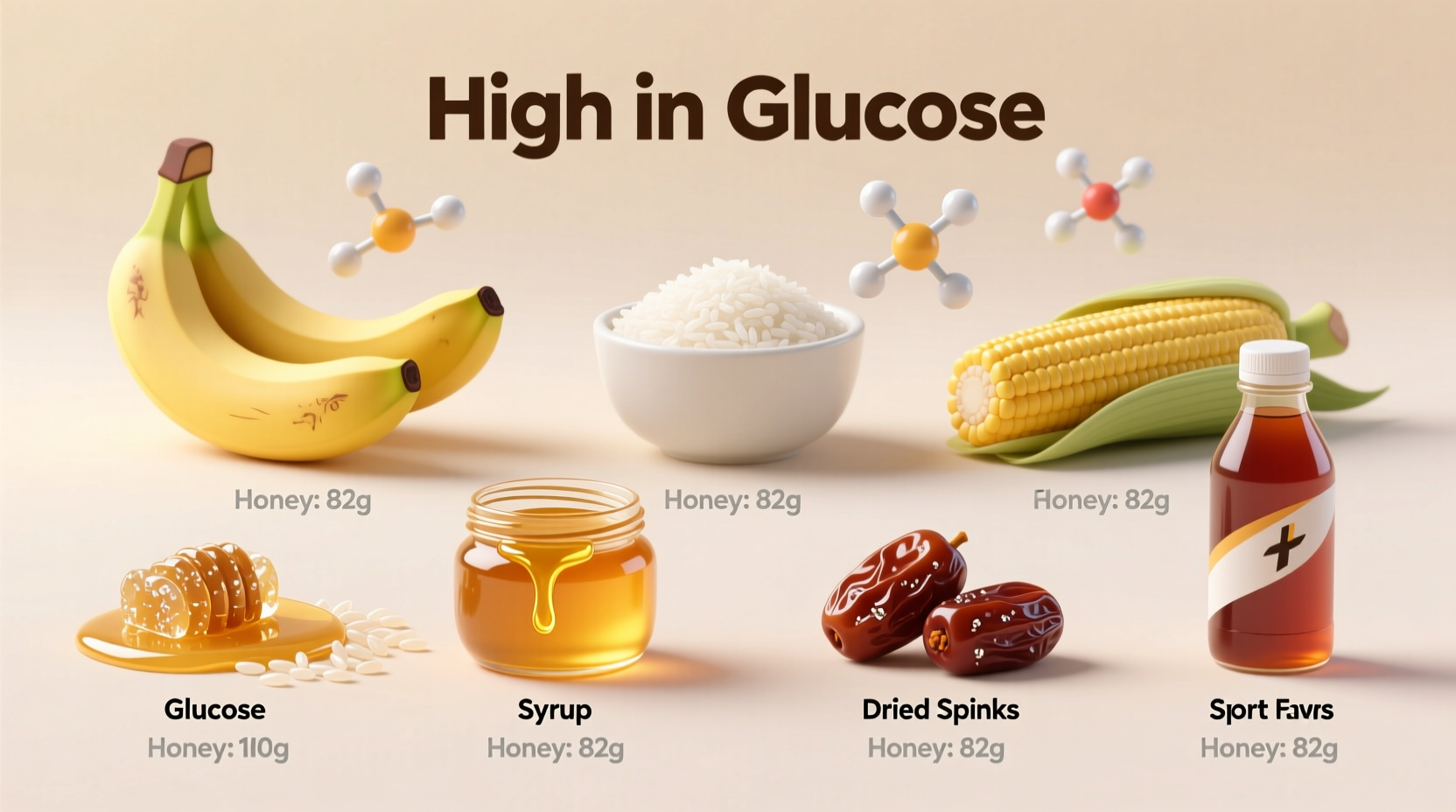 what foods are high in glucose