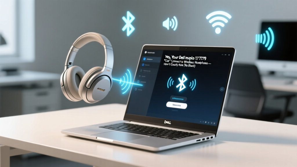 Dell Inspiron 17 7779 Wireless Headphones: Setup in 90 Sec