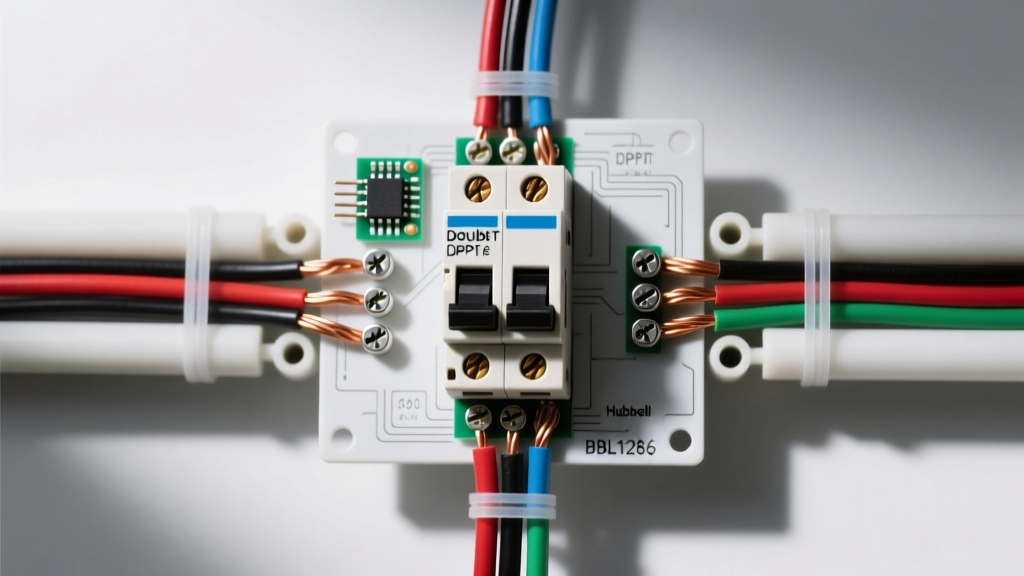 Double Pole Double Throw Switch Wiring Diagram: Hubbell HBL1286 Walkthrough