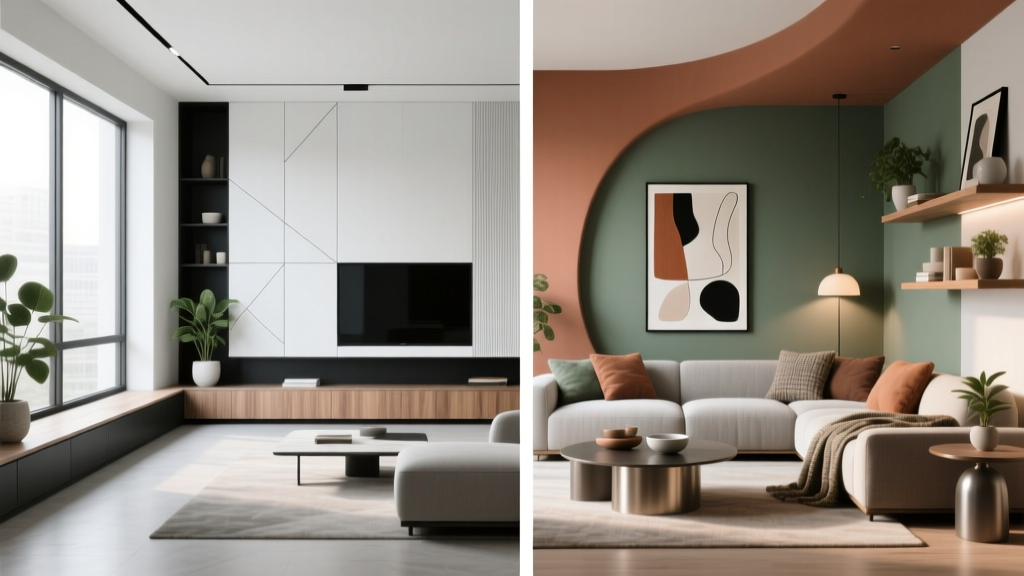 Contemporary vs Modern Living Rooms (2026)