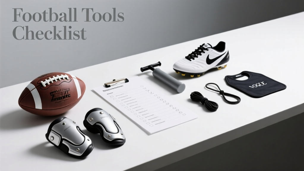 Football Tools Checklist: Essential Equipment for Coaches, Players, and Referees