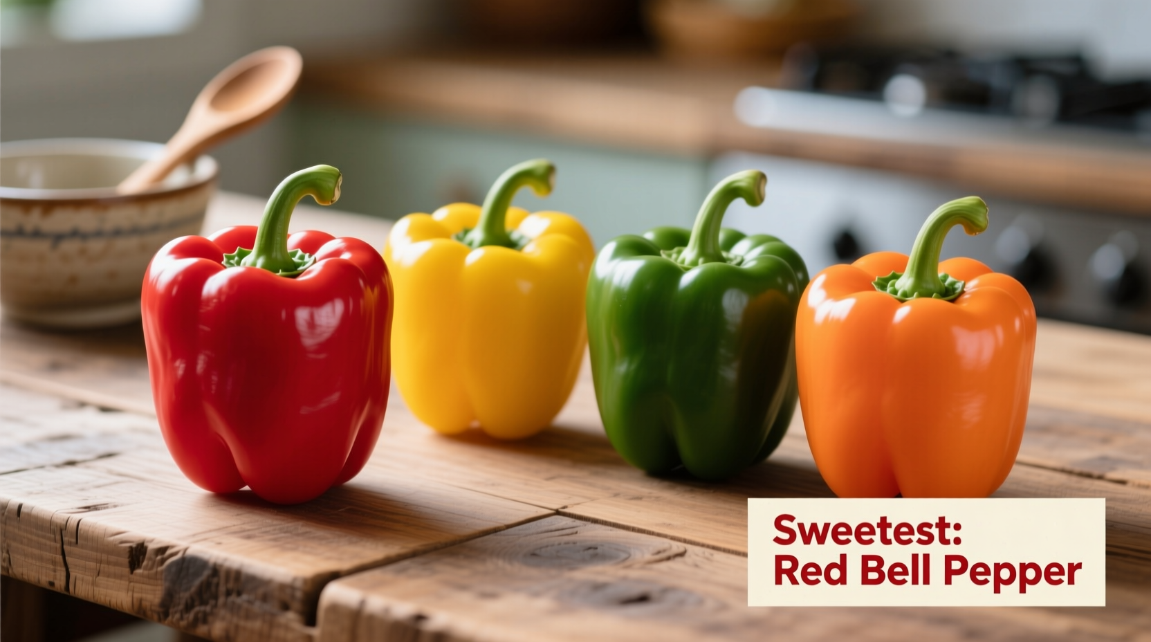 which bell pepper is the sweetest