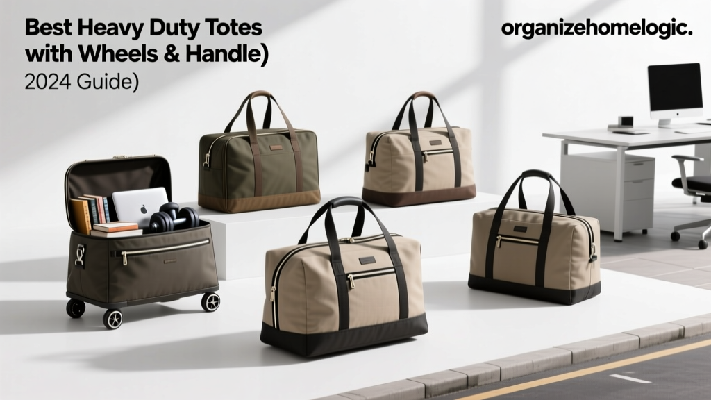 Best Heavy Duty Totes with Wheels & Handle (2024 Guide)