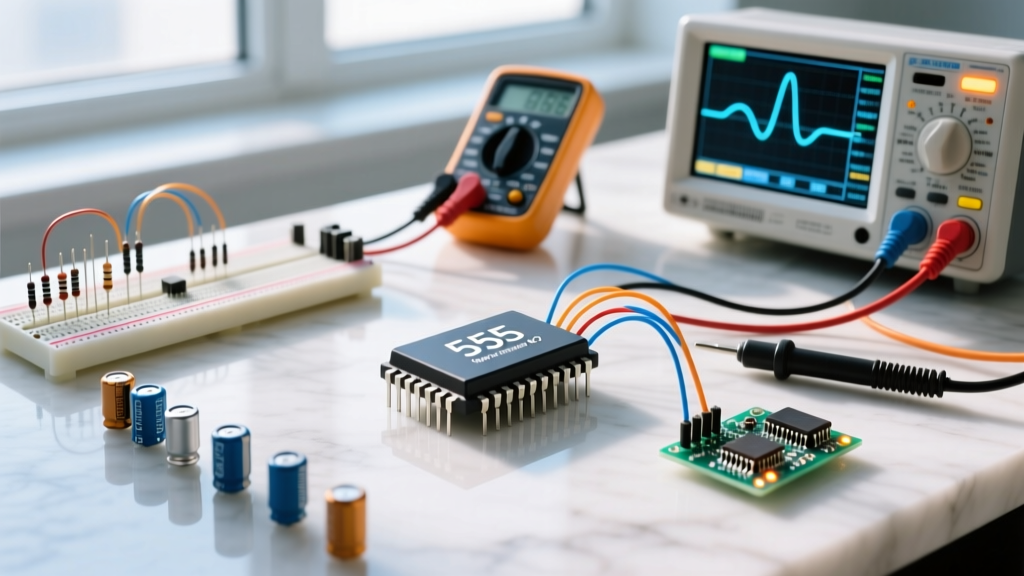 What Is a 555 Timer IC? Pinout, Circuits, and Bench Testing Guide