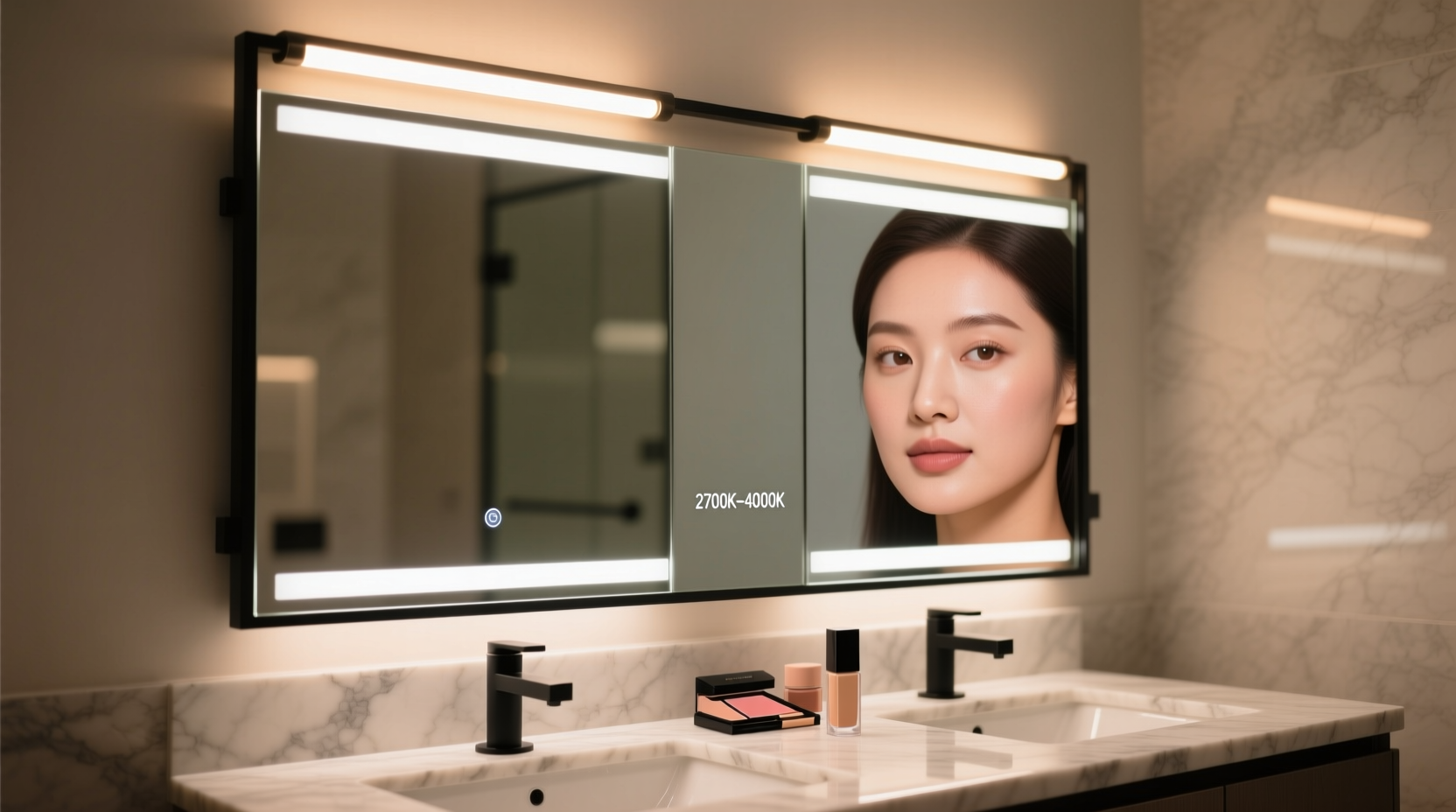 closet lighting for makeup color temp vs standard leds