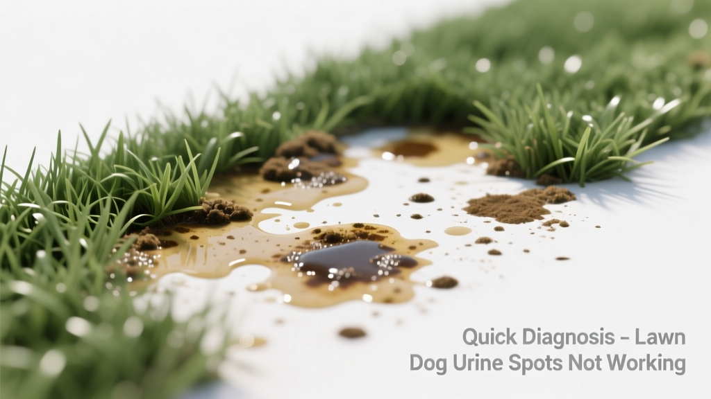 Lawn Dog Urine Spots Not Working at All: Quick Diagnosis