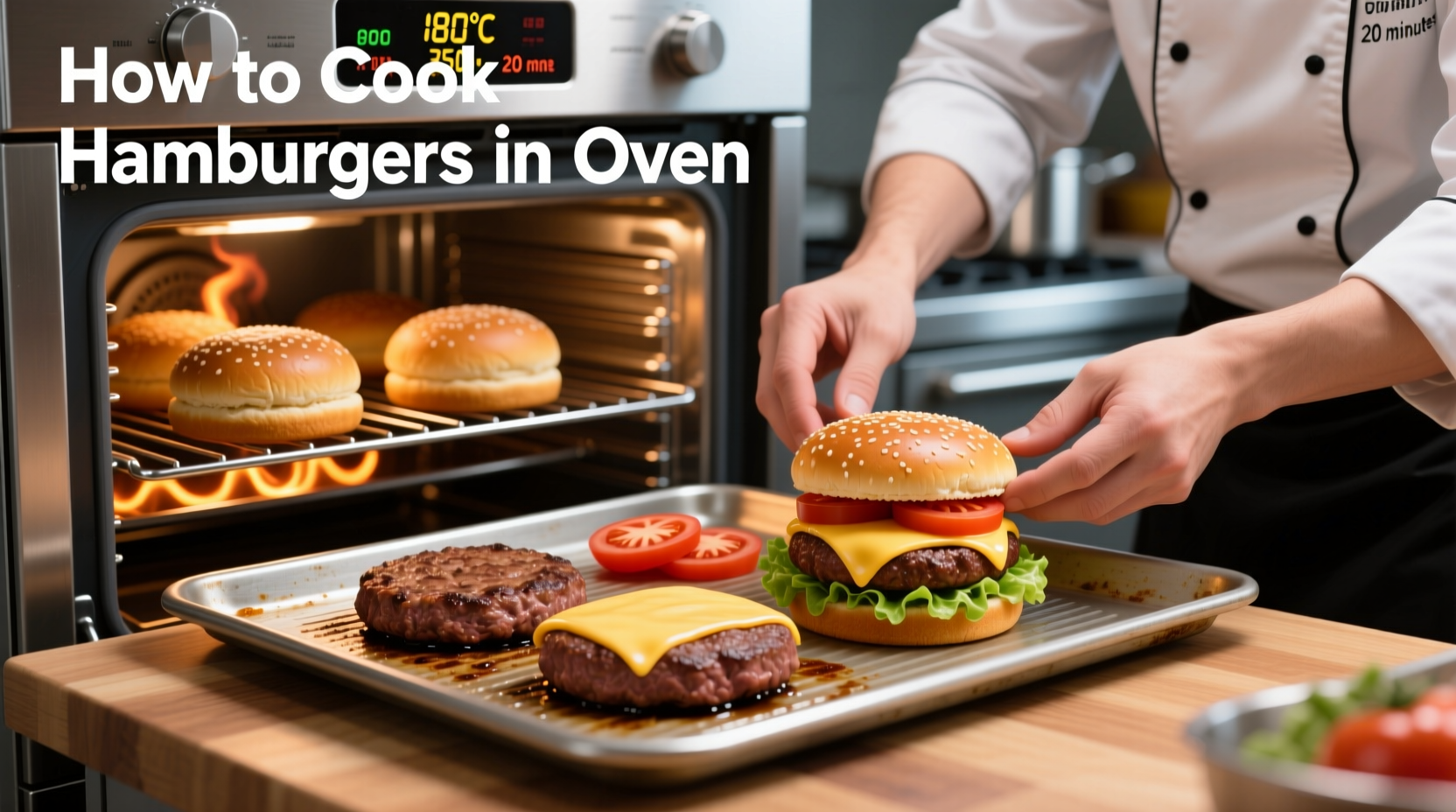 how to cook hamburgers in oven