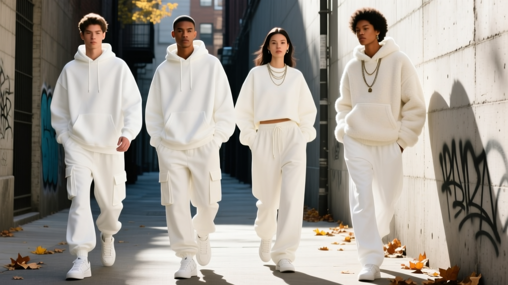 How to Style White & Cream Streetwear Like a Pro