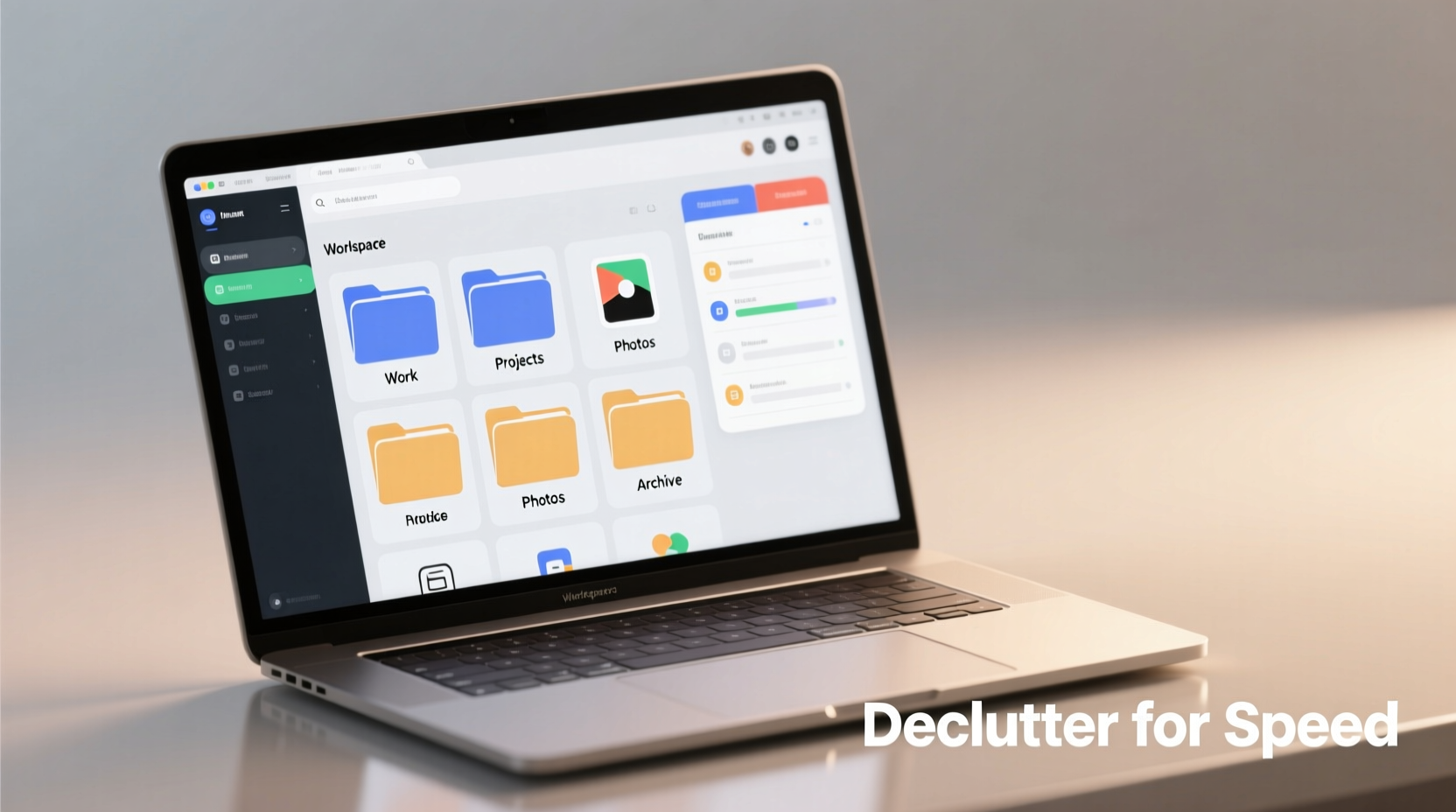 how to declutter your desktop for faster computer navigation