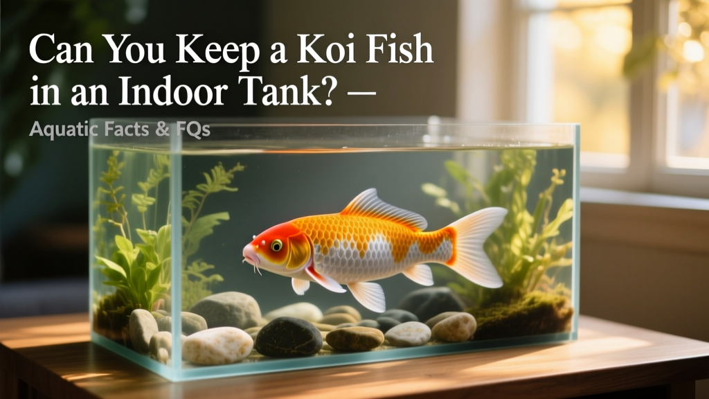 Can You Keep a Koi Fish in an Indoor Tank? Aquatic Facts & FAQs