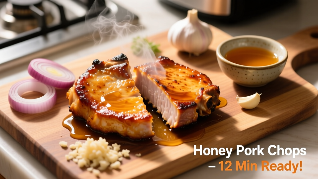Honey Pork Chops in Air Fryer: Crispy, Juicy in 12 Min