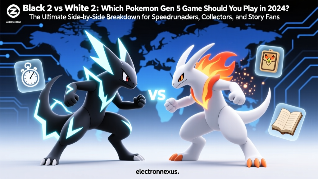 Black 2 vs White 2: Which Pokémon Gen 5 Game Should You Play in 2024? The Ultimate Side-by-Side Breakdown for Speedrunners, Collectors, and Story Fans