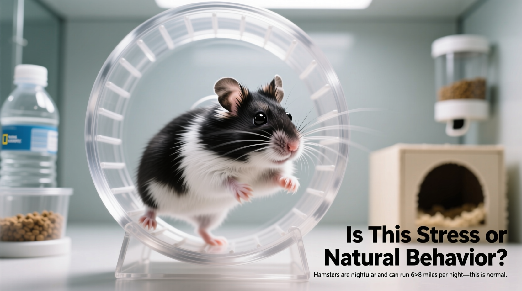 why does my hamster run on its wheel nonstop and is it a stress behavior