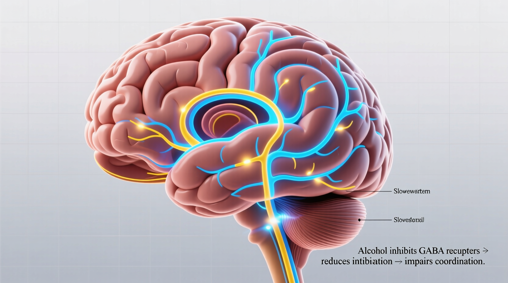 why does alcohol affect balance and coordination quickly