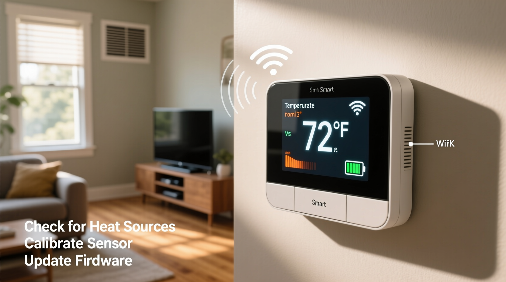 why is my smart thermostat giving inaccurate readings troubleshooting tips