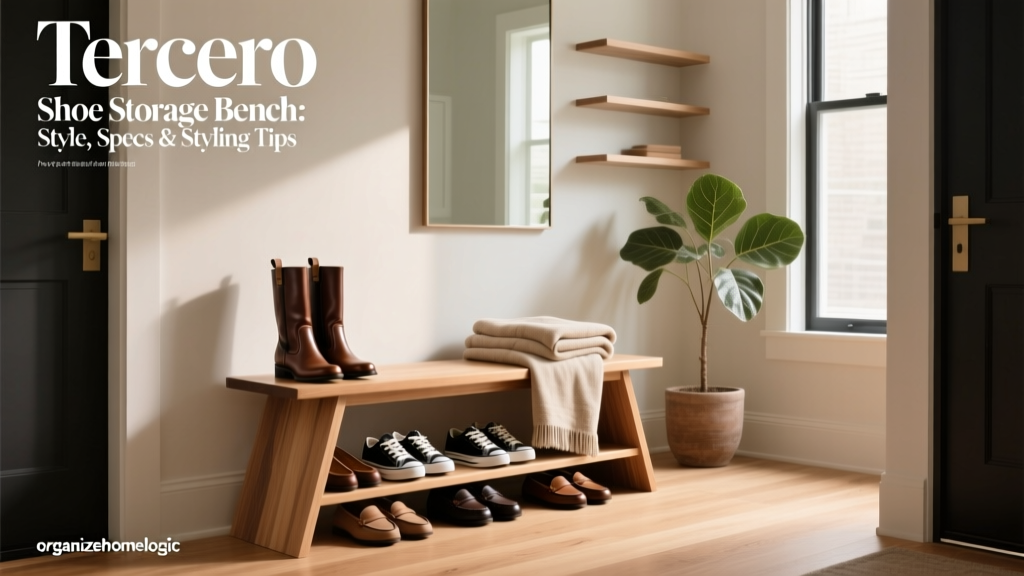 Tercero Shoe Storage Bench: Style, Specs & Styling Tips