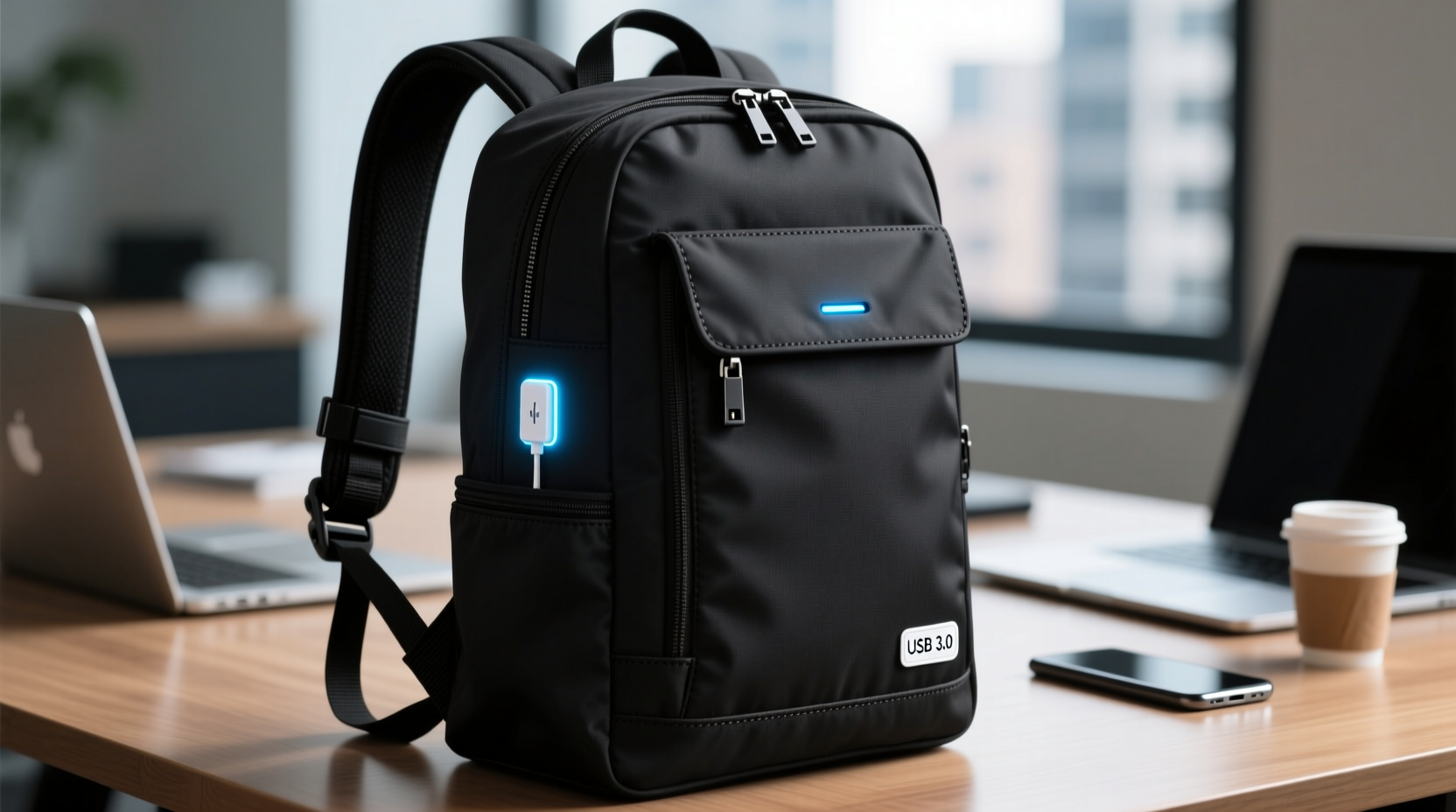 backpack with usb port useful feature or security risk
